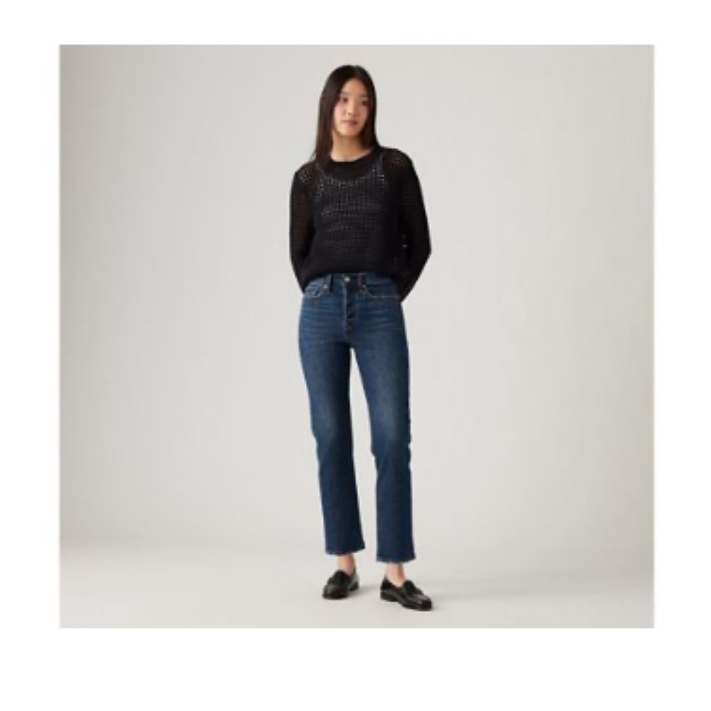 Levi’s wedgie straight leg classic jean sz 27